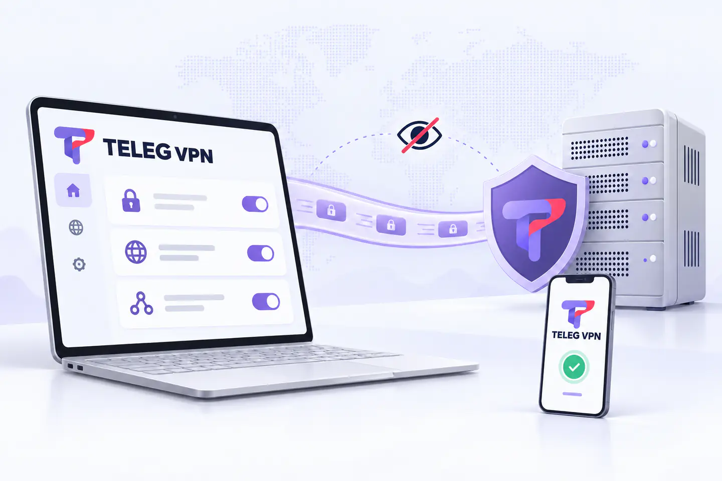 Защищённый канал от устройства к VPN-серверу